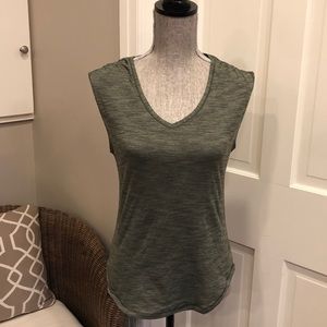 Lululemon Dark Green Muscle Tank
